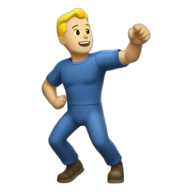 vault boy pouce en l'air sticker