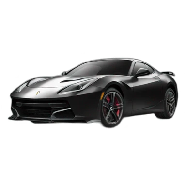 Sport Car black sticker