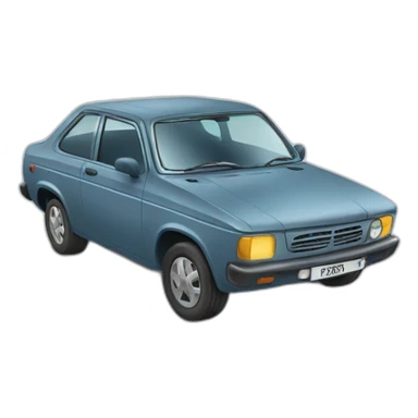 Un chat sur une voiture  sticker