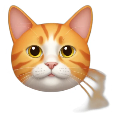 Orange-cat-with-a-Cylinder sticker