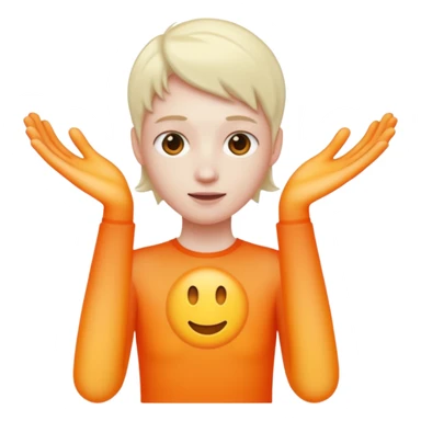 squiggly arms sticker