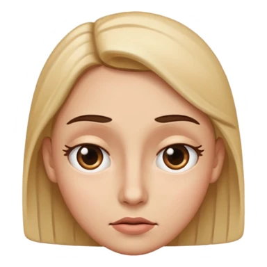 judgemental side eye, expressive face, 3/4 face view, ios emoji style sticker