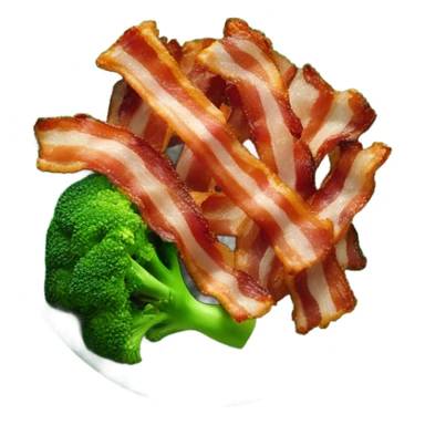 Bacon and broccoli  sticker