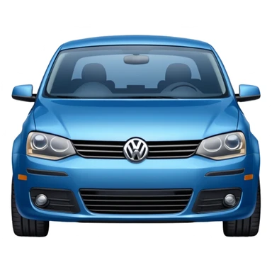 BLUE volkswagen Jetta 2003 sticker