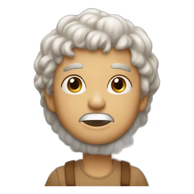 Caca qui boude sticker