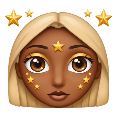 Eyes sparkling with stars(only eyes emoji 👀) sticker