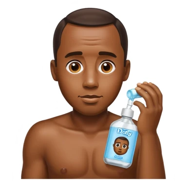 Diddy and baby oil sticker