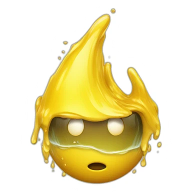 Forment depuis rapide mar qui bois du liquide jaune sticker