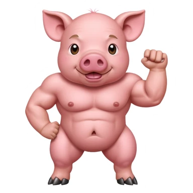 Cranking hog sticker