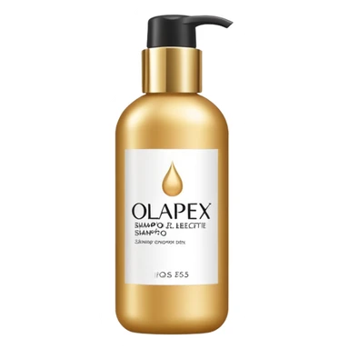 Luxury Olaplex shampoo bottle sticker