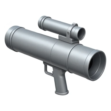 two-handled bazooka sticker