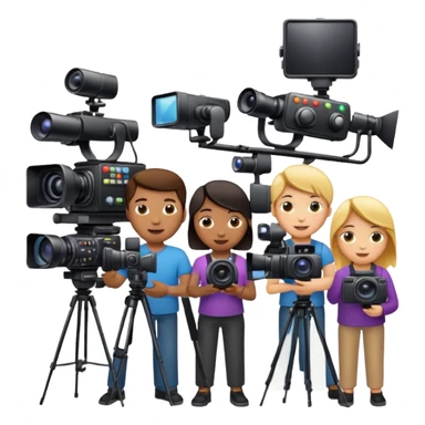 media production create a content sticker