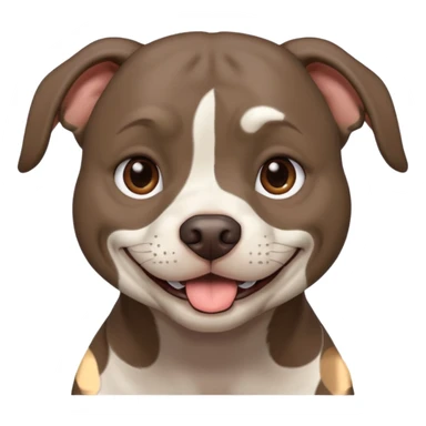 Completely Grey pitbull with one Long and Full darkBrown haired pretty Girl  sticker