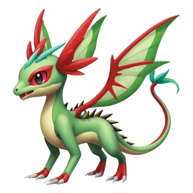 Meloetta-Flygon-Noivern-Pokémon-Fakémon-creature sticker