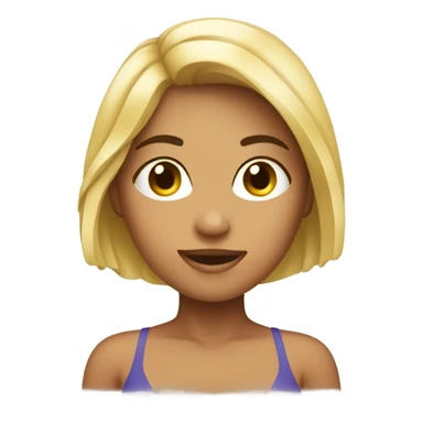 Female wearing bikini sticker