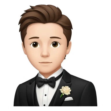 brooklyn beckham at wedding sticker