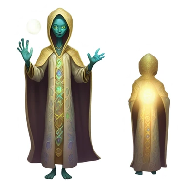 alien healer Wraith style inspired by slay thee spire sticker