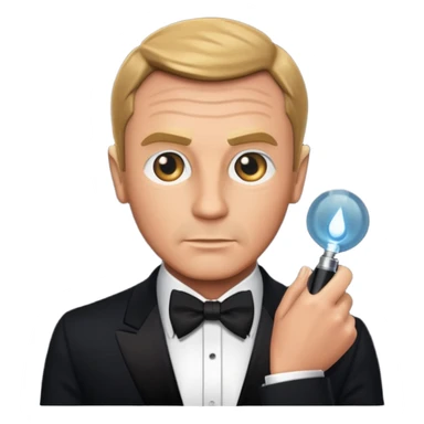 James bond sticker