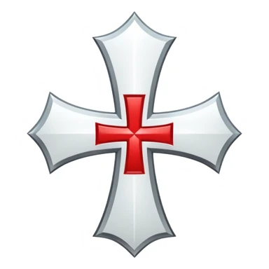 Knights Templar cross sticker