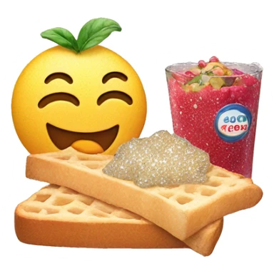 sparkling food still life sticker