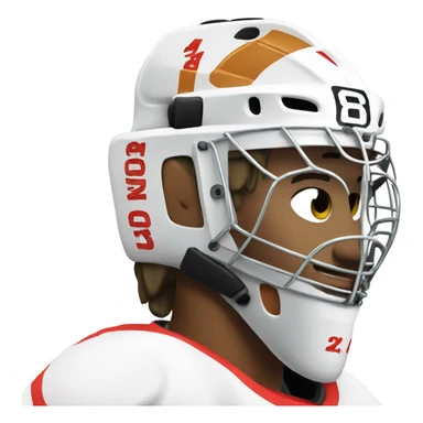 Hockey goalie sticker