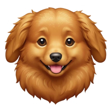 red glitter cute dog sticker