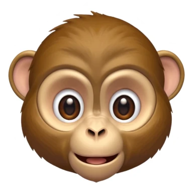 monkey moving at high speed warp speed so that hes blurry sticker