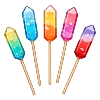 rock candy on a stick sticker
