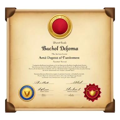 bachelor degree sticker