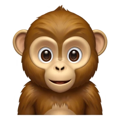 monkey moving so fast he's blurry sticker