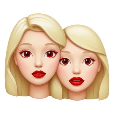 Kiss emoji sticker