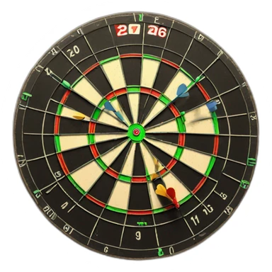 dart board sticker