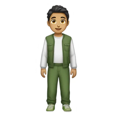 algerian boy sticker