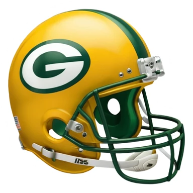 Green Bay packers helmet olds hool sticker