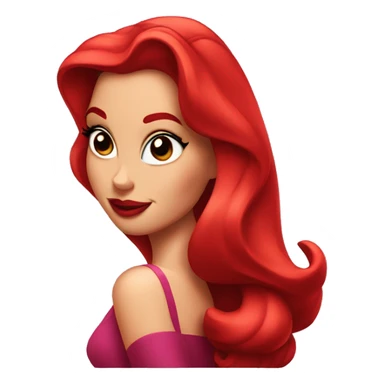 Jessica rabbit in love sticker