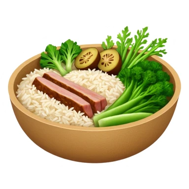 Retangular bowl made of kraft paper, 
The lunch box should be the most similar to this real one..
https://i.postimg.cc/FKcHz1tk/Screenshot-2025-11-11-alle-16-06-29.png

Can get more images of the bowl https://www.instagram.com/chefaporterbr/
Put inside food, like rice, green vegetables and meat. sticker