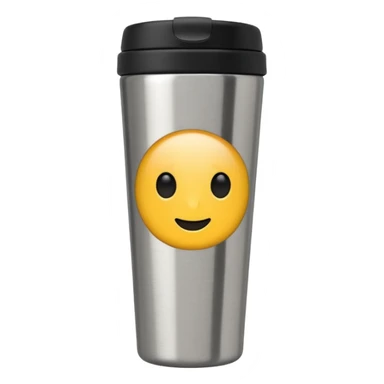 travel mug, Negative : Emoji. sticker