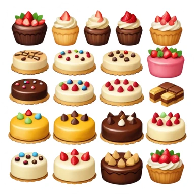 dessert menu sticker