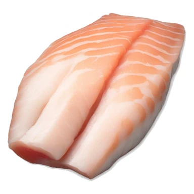 Pacific cod "fillet" with silver skin steak sticker
