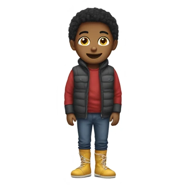 A kid with leg warmers on  sticker