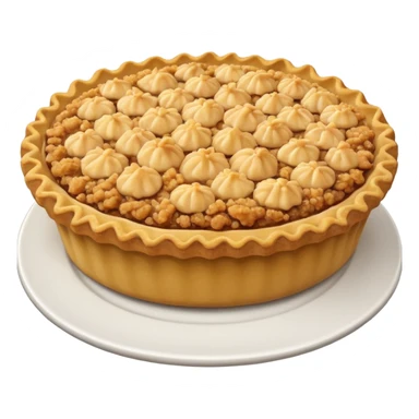 Apple crumble pie  sticker