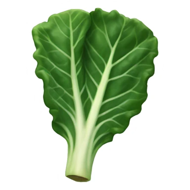 a single piece of Collard green sticker