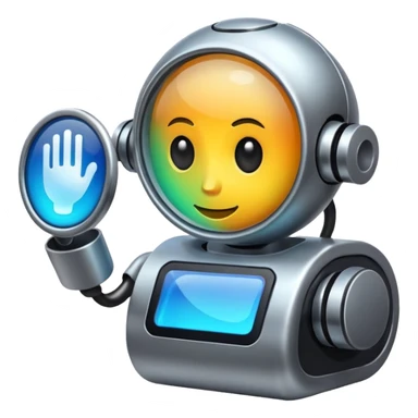 Create for me an image or emoji when an AI comes & changes the world of search engines.
 sticker