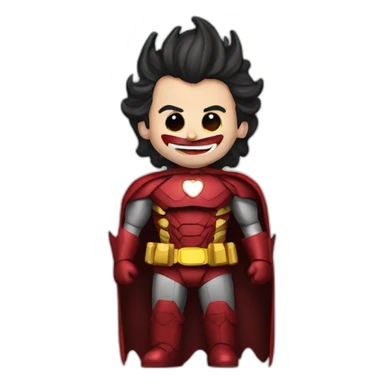 Spanish joker king Batman ironman sticker