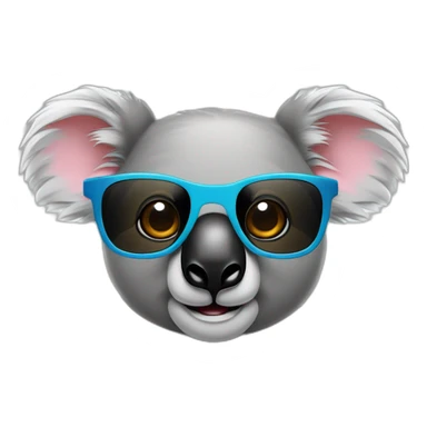 Koala avec des lunettes de soleil sticker