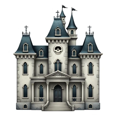 white haunted mansion sticker
