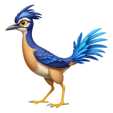 Road runner bird meme running sticker