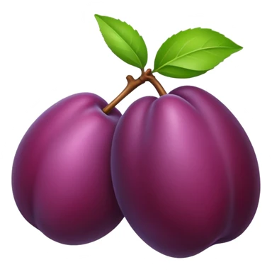 Plum sticker