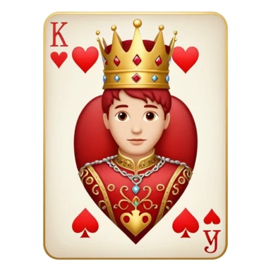 King of Hearts sticker