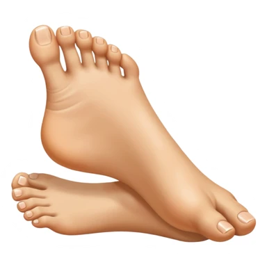 Toe flipping the middle toe sticker